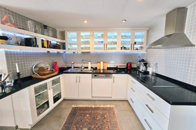 3+1 villa tip daire deniz ve kale manzaralı içten asansörü