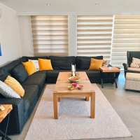 3+1 villa tip daire deniz ve kale manzaralı içten asansörü