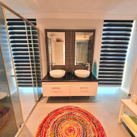 3+1 villa tip daire deniz ve kale manzaralı içten asansörü