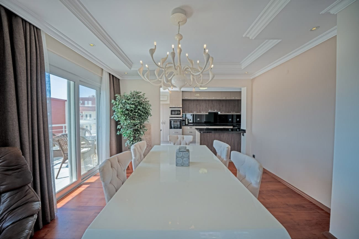 3+1 villa tip daire deniz manzaralı