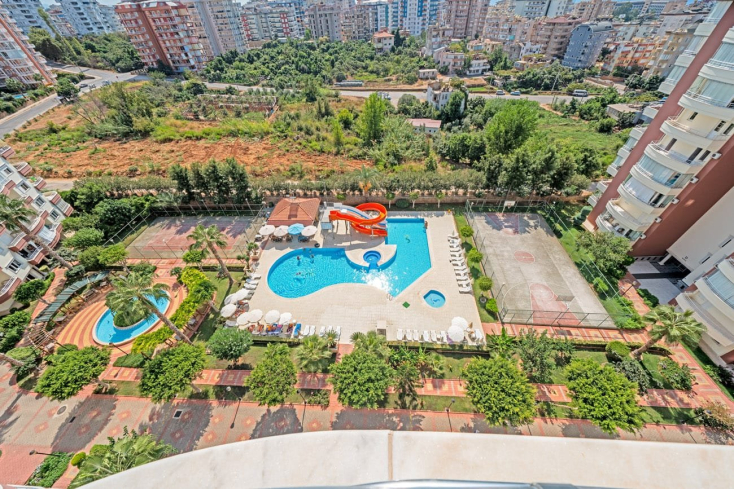 3+1 villa tip daire deniz manzaralı