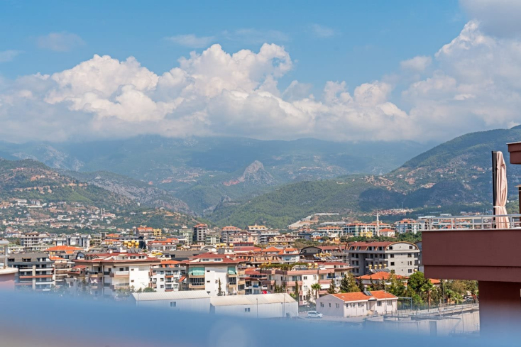 3+1 villa tip daire deniz manzaralı