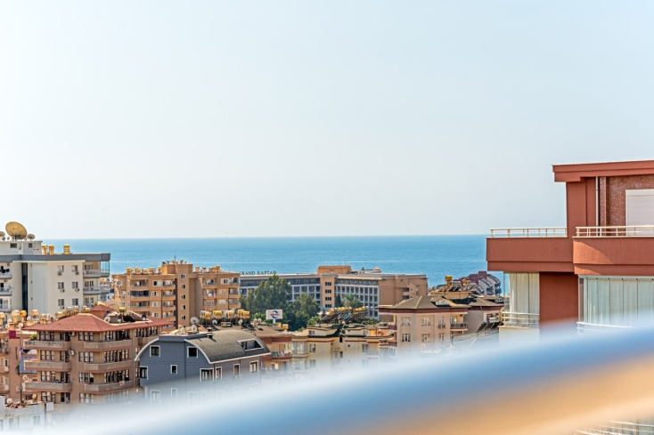 3+1 villa tip daire deniz manzaralı