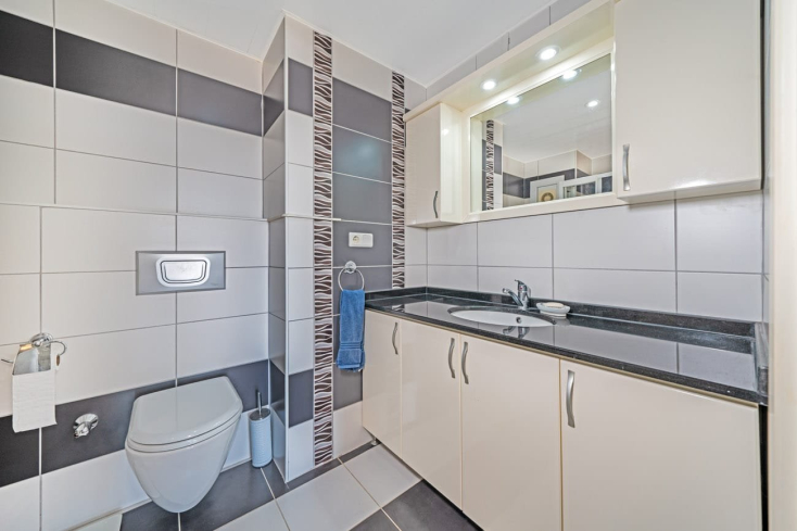 3+1 villa tip daire deniz manzaralı