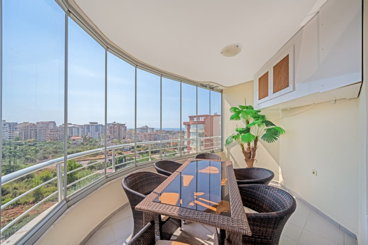 3+1 villa tip daire deniz manzaralı