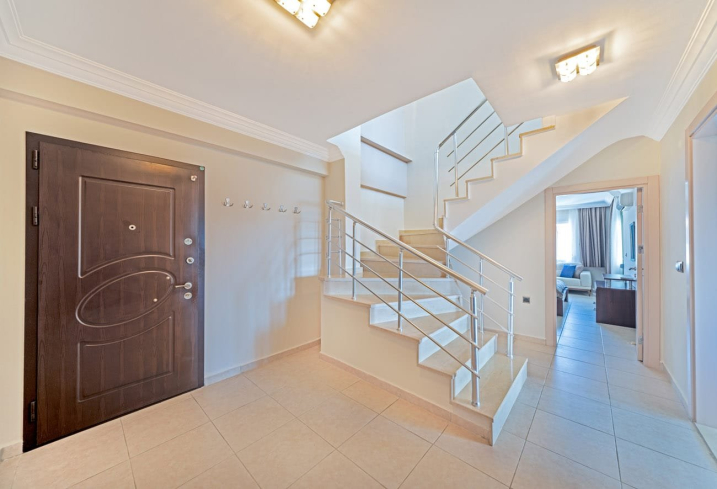 3+1 villa tip daire deniz manzaralı