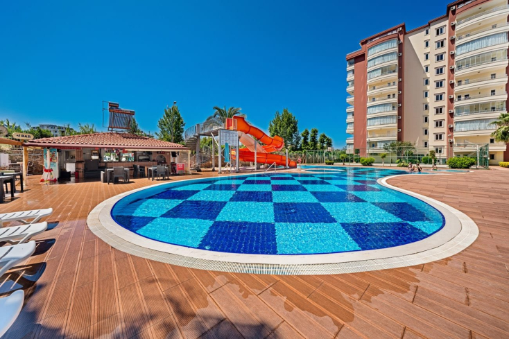 3+1 villa tip daire deniz manzaralı