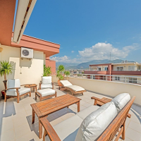 3+1 villa tip daire deniz manzaralı