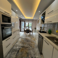 Просторная квартира 3+1 в Оба, Алания — 170 м², отдельная кухня, мебель, комплекс с инфраструктурой, подходит под ВНЖ