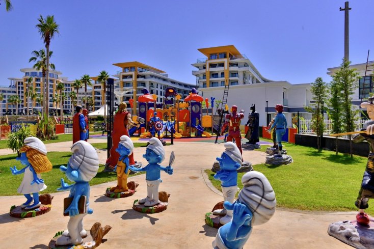 5 YILDIZ OTEL İÇİNDE 3+1 DAİRE