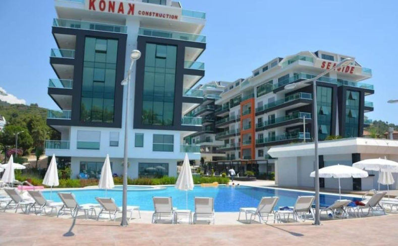 Садовый дуплекс 3+1 в Каргыджаке у моря — для жизни, отдыха и покупки под гражданство