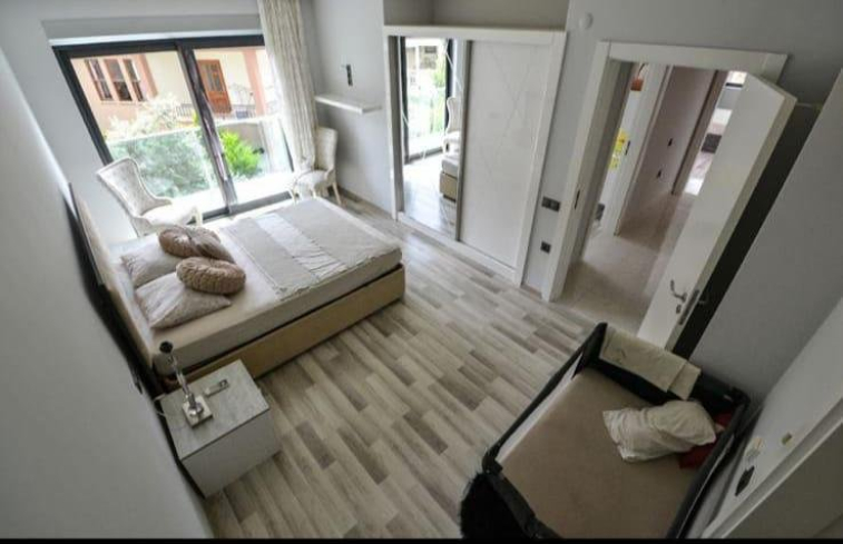 Садовый дуплекс 3+1 в Каргыджаке у моря — для жизни, отдыха и покупки под гражданство