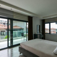 Садовый дуплекс 3+1 в Каргыджаке у моря — для жизни, отдыха и покупки под гражданство