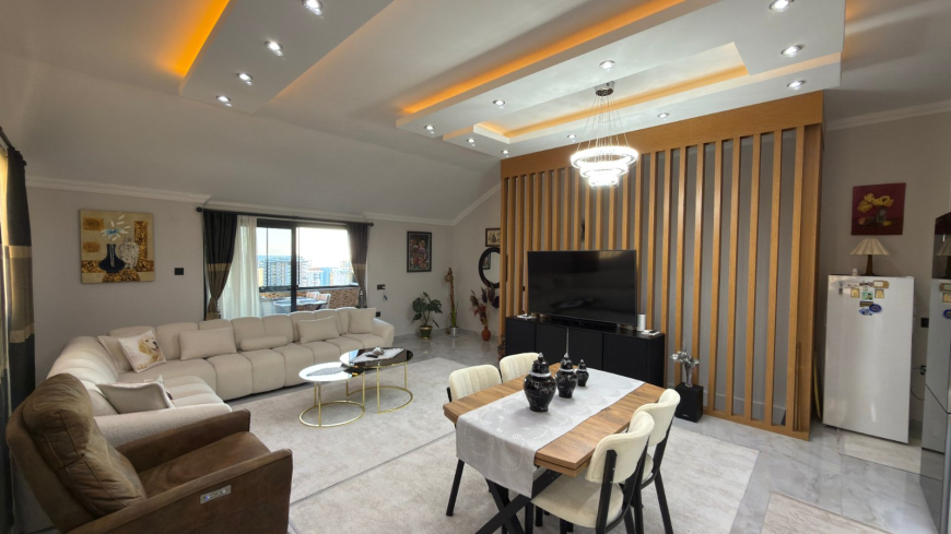 DENİZ DAĞ MANZARALI 4+1 FULL MOBİLYALI DAİRE