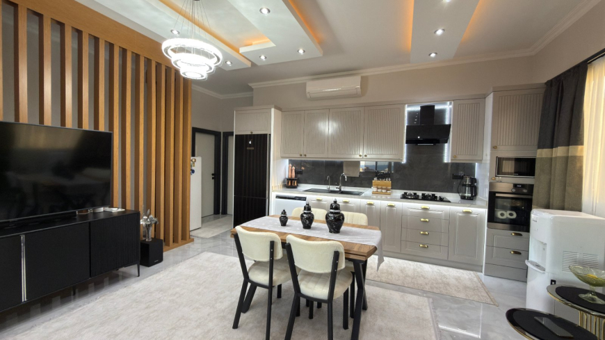 DENİZ DAĞ MANZARALI 4+1 FULL MOBİLYALI DAİRE