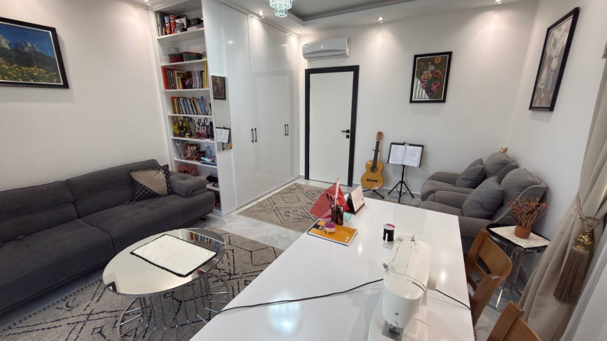 DENİZ DAĞ MANZARALI 4+1 FULL MOBİLYALI DAİRE