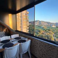 DENİZ DAĞ MANZARALI 4+1 FULL MOBİLYALI DAİRE