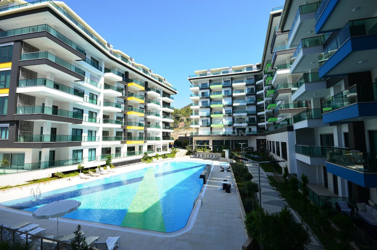 PREMİUM SİTE İÇİNDE 1+1 SATILIK GENİŞ DAİRE