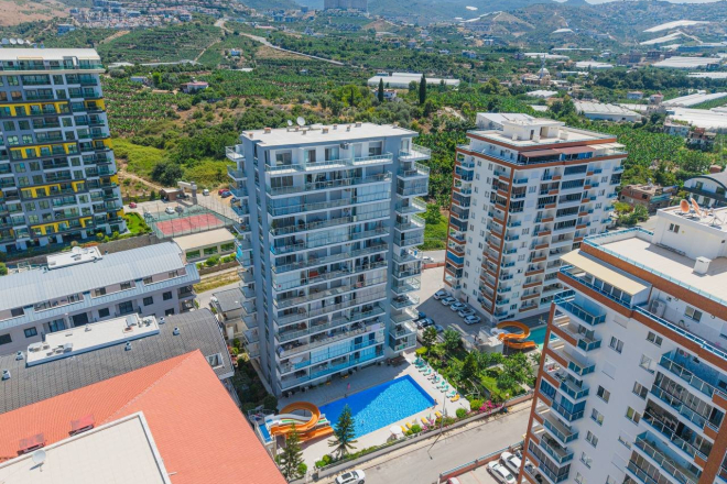 lüks site içinde geniş 1+1 daire FULL YENİ MOBİLYALI