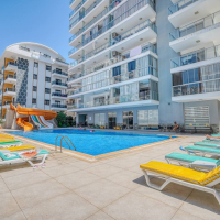 lüks site içinde geniş 1+1 daire FULL YENİ MOBİLYALI