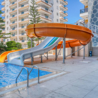 lüks site içinde geniş 1+1 daire FULL YENİ MOBİLYALI