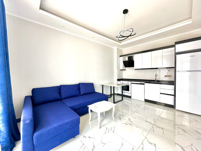 YENİ BİNA AKTİVİTELİ EŞYALI 1+1 SATILIK DAİRE