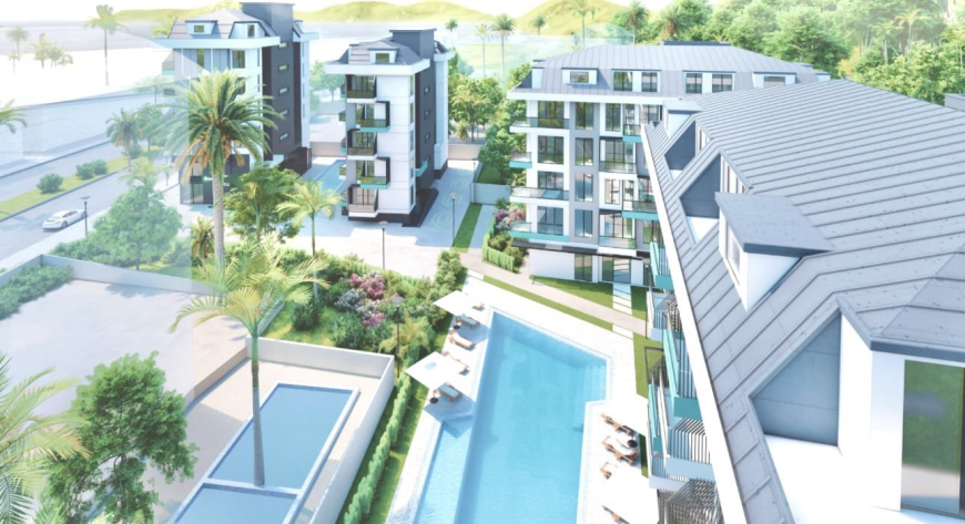YENİ BİNA AKTİVİTELİ EŞYALI 1+1 SATILIK DAİRE