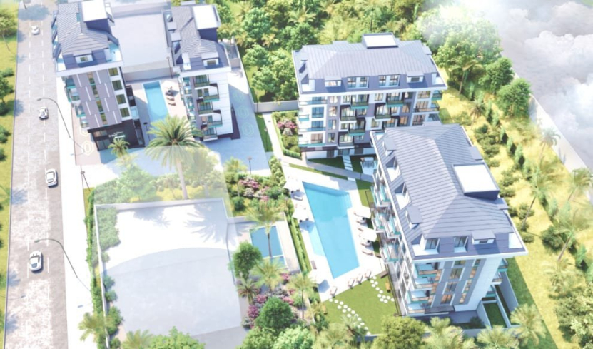 YENİ BİNA AKTİVİTELİ EŞYALI 1+1 SATILIK DAİRE