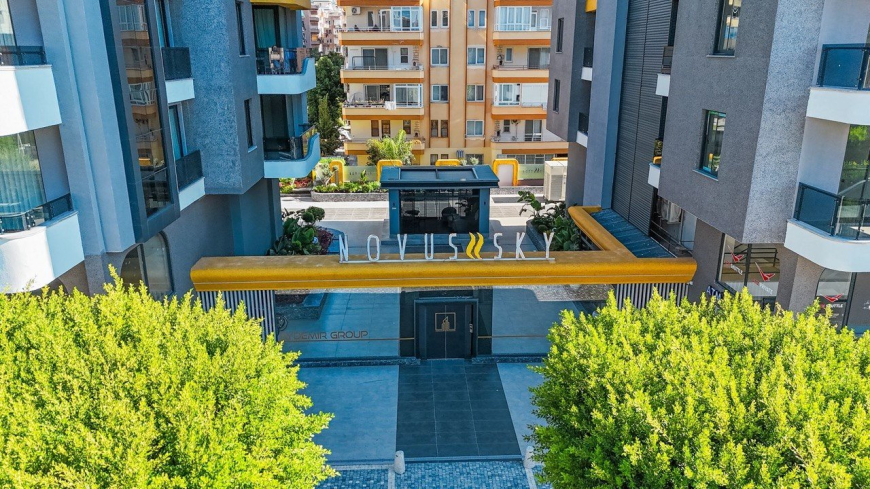 Квартира 2+1 в Махмутларе, Алания — новая квартира 110 м² с видом на море и горы