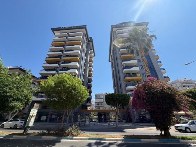 Квартира 2+1 в Махмутларе, Алания — новая квартира 110 м² с видом на море и горы
