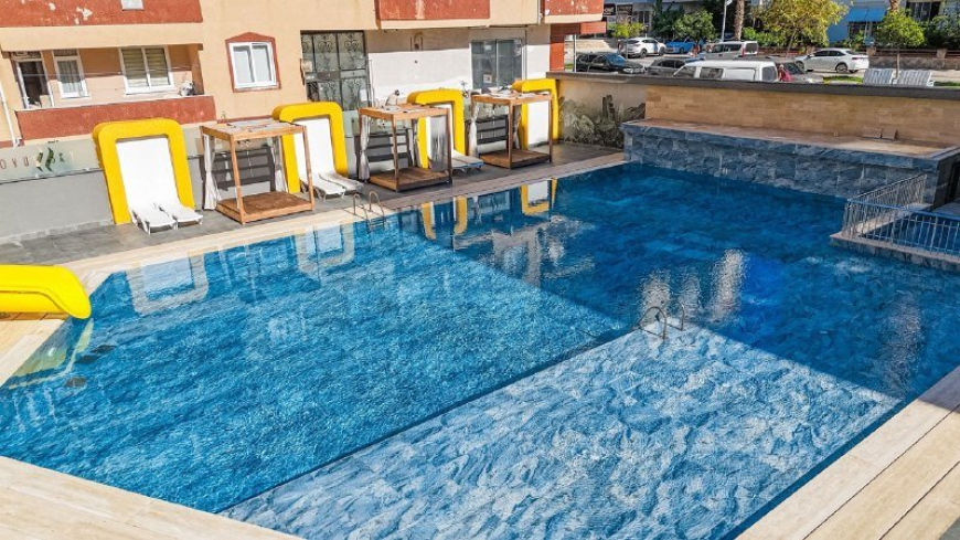 Квартира 2+1 в Махмутларе, Алания — новая квартира 110 м² с видом на море и горы