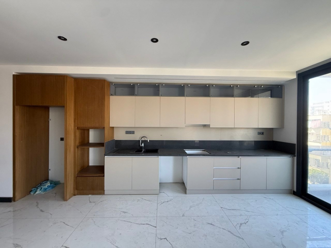 Квартира 2+1 в Махмутларе, Алания — новая квартира 110 м² с видом на море и горы