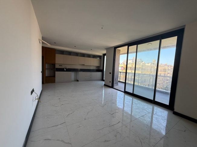 Квартира 2+1 в Махмутларе, Алания — новая квартира 110 м² с видом на море и горы