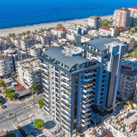 Квартира 2+1 в Махмутларе, Алания — новая квартира 110 м² с видом на море и горы