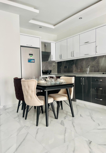 MAHMUTLARDA DENİZE 500 mt. 1+1 EŞYALI SATILIK DAİRE