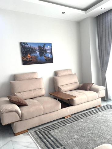 MAHMUTLARDA DENİZE 500 mt. 1+1 EŞYALI SATILIK DAİRE