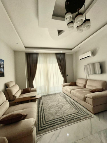 MAHMUTLARDA DENİZE 500 mt. 1+1 EŞYALI SATILIK DAİRE