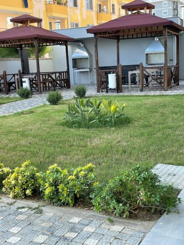 MAHMUTLARDA DENİZE 500 mt. 1+1 EŞYALI SATILIK DAİRE