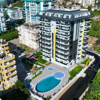 MAHMUTLARDA DENİZE 500 mt. 1+1 EŞYALI SATILIK DAİRE