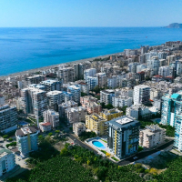 MAHMUTLARDA DENİZE 500 mt. 1+1 EŞYALI SATILIK DAİRE