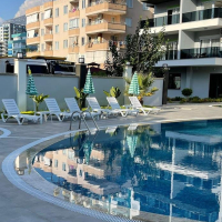 MAHMUTLARDA DENİZE 500 mt. 1+1 EŞYALI SATILIK DAİRE