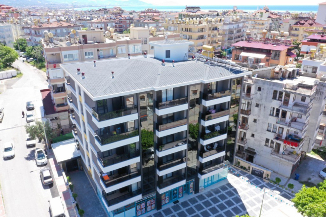 ALANYA MERKEZDE 1+1 SATILIK EŞYALI DAİRE