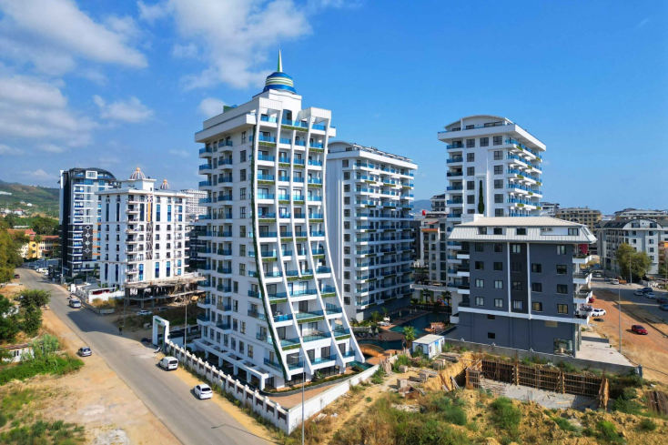 1+1 yeni bina full aktiviteli premium daire