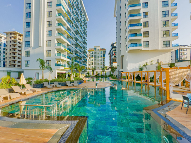 1+1 yeni bina full aktiviteli premium daire