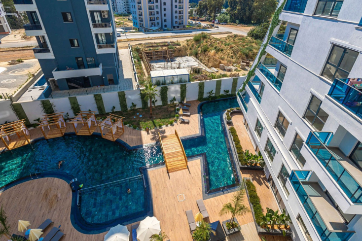 1+1 yeni bina full aktiviteli premium daire