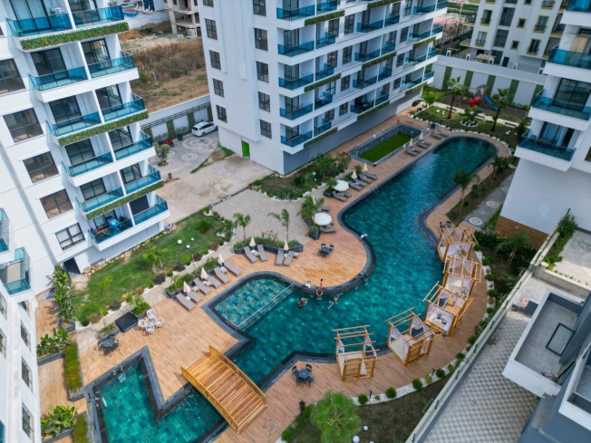 1+1 yeni bina full aktiviteli premium daire