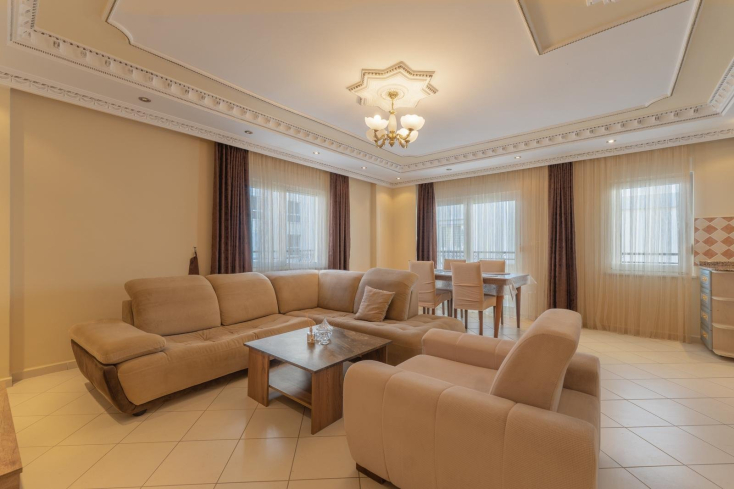 YENİ TADİLATLI TEMİZ BAKIMLI 2+1 EŞYALI GENİŞ SATILIK DAİRE