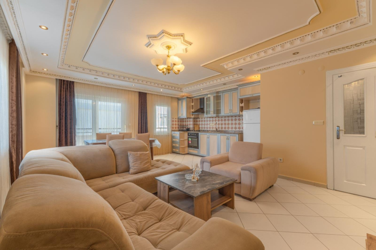 YENİ TADİLATLI TEMİZ BAKIMLI 2+1 EŞYALI GENİŞ SATILIK DAİRE
