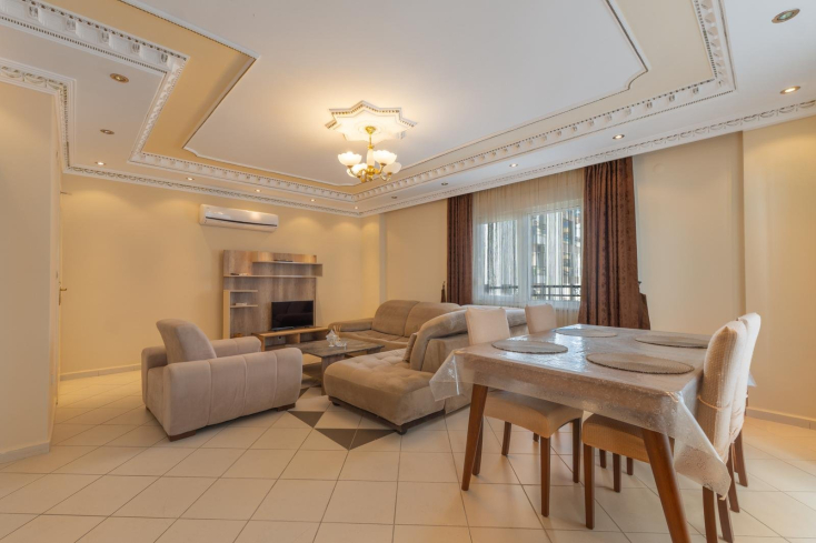 YENİ TADİLATLI TEMİZ BAKIMLI 2+1 EŞYALI GENİŞ SATILIK DAİRE