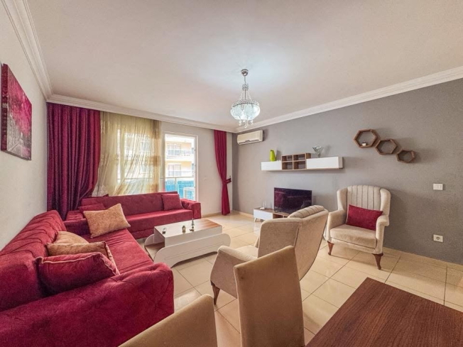 Купить просторную квартиру 2+1 в Махмутларе — 110 м² и 500 м до моря